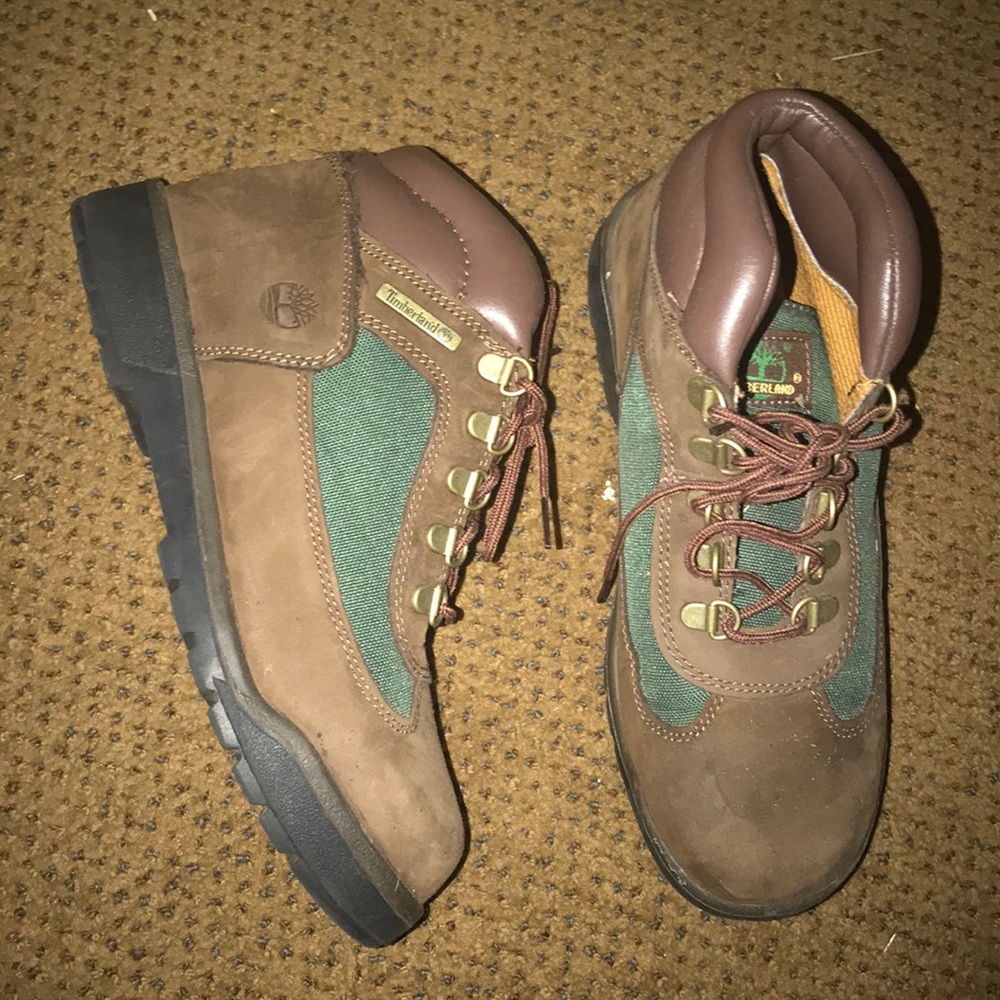 Brown timberland boot